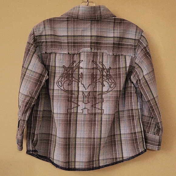 Mexx plaid button down cotton shirt - Picture 2 of 6